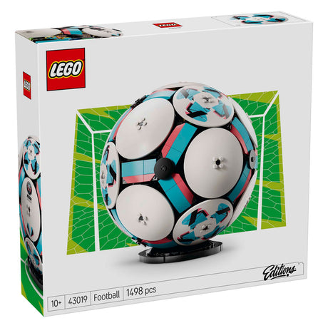 Lego Editions Fußball – 3D-Display-Bausatz mit Ministadion – Geburtstagsgeschenk für Jungen, Mädchen und Fußballfans ab 10 Jahren – 43019