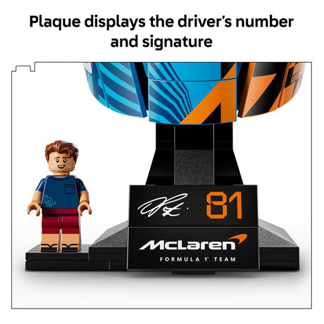 Lego editions mclaren mastercard f1 team helm van oscar piastri bouwpakket voor kinderen 43017