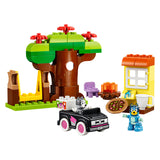 Lego duplo bluey pizzameisjes met muffin en bluey educatief speelgoed voor peuters 10469