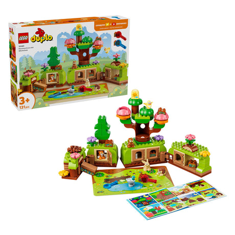 Lego Duplo Entdeckungswald mit Wildtieren, Spielzeug für Kinder und Kinderzimmerdekoration 10480