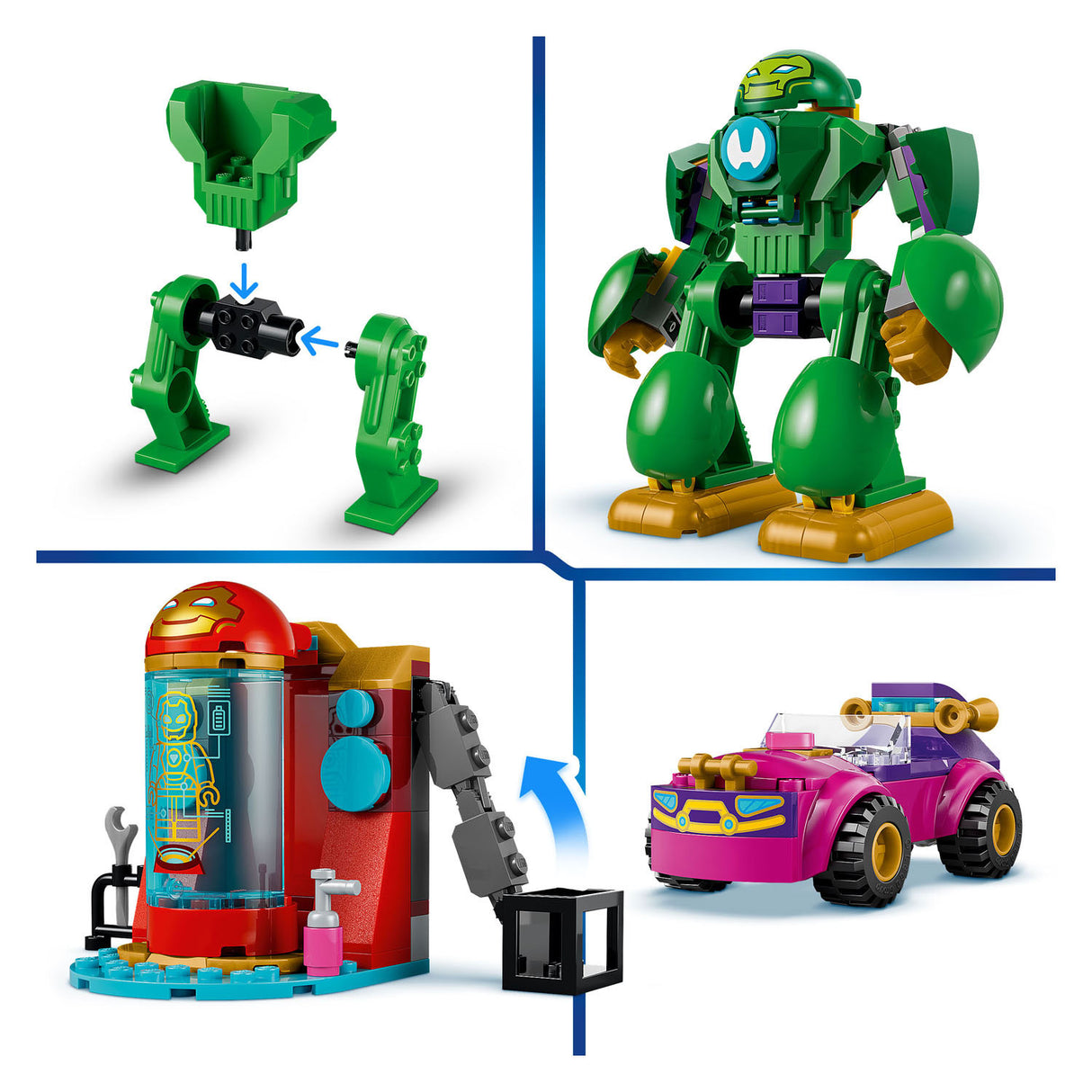 Lego marvel 11211 loki tegen team iron man