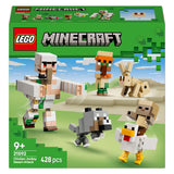 Lego minecraft kipberijder woestijnaanval speelgoed voor kinderen met personages 21592