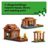 Lego minecraft oproeper dorpsaanval speelgoed voor kinderen met 11 figuren uit de videogame 21596