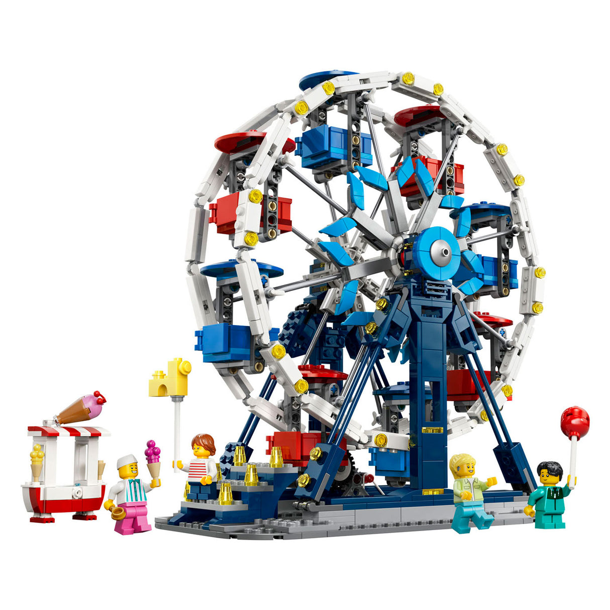 Lego creator 3in1 klassiek reuzenrad, ufo-attractie en zweefmolen speelgoed voor kinderen 31389