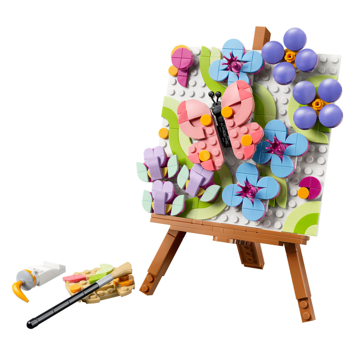 Lego creator 3in1 bloemenschilderij bloemen speelgoed voor kinderen en kinderkamer decoratie 31390