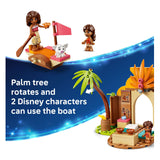 Lego ǀ disney vaiana dorpshuis en boot bouwbaar speelgoed voor kinderen met dieren figuur 43282
