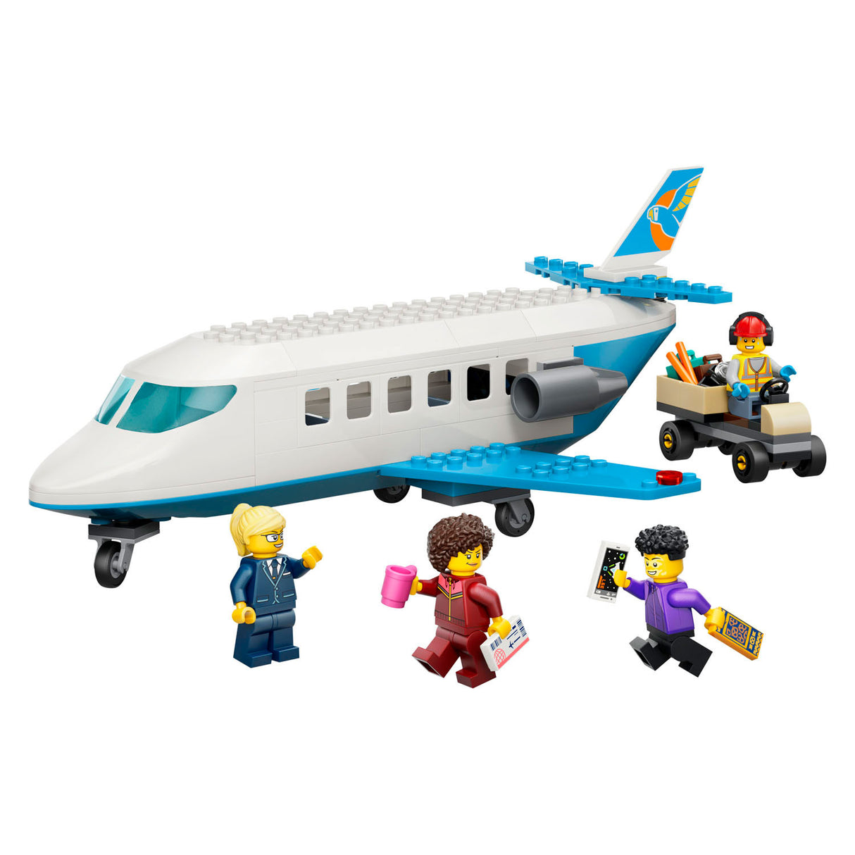 Lego city passagierstoestel vliegtuig speelgoed voor kinderen vanaf 4 jaar 60492