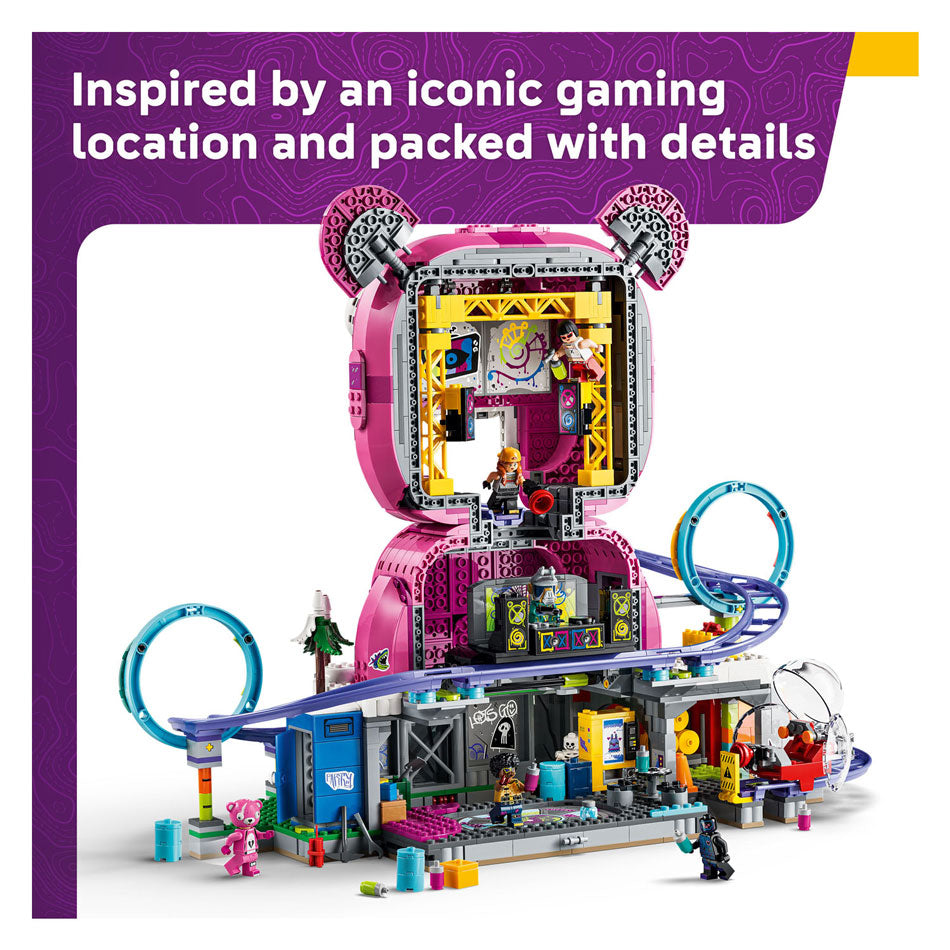 Lego fortnite rave cave bouwpakket voor kinderen en slaapkamer decoratie 77082