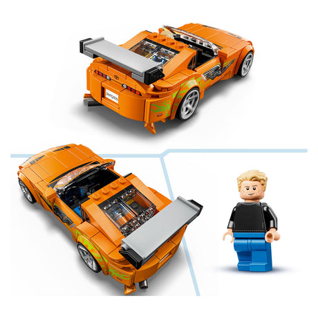 Lego Speed Champions, der schnelle und wütende Toyota Supra MK4, Spielzeugauto für Kinder 77260