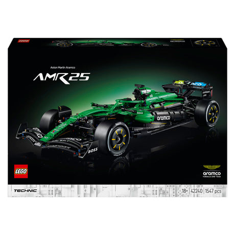 Lego Technic Aston Martin Aramco Amr25 F1 Autobausatz für Erwachsene mit Modellauto 42240