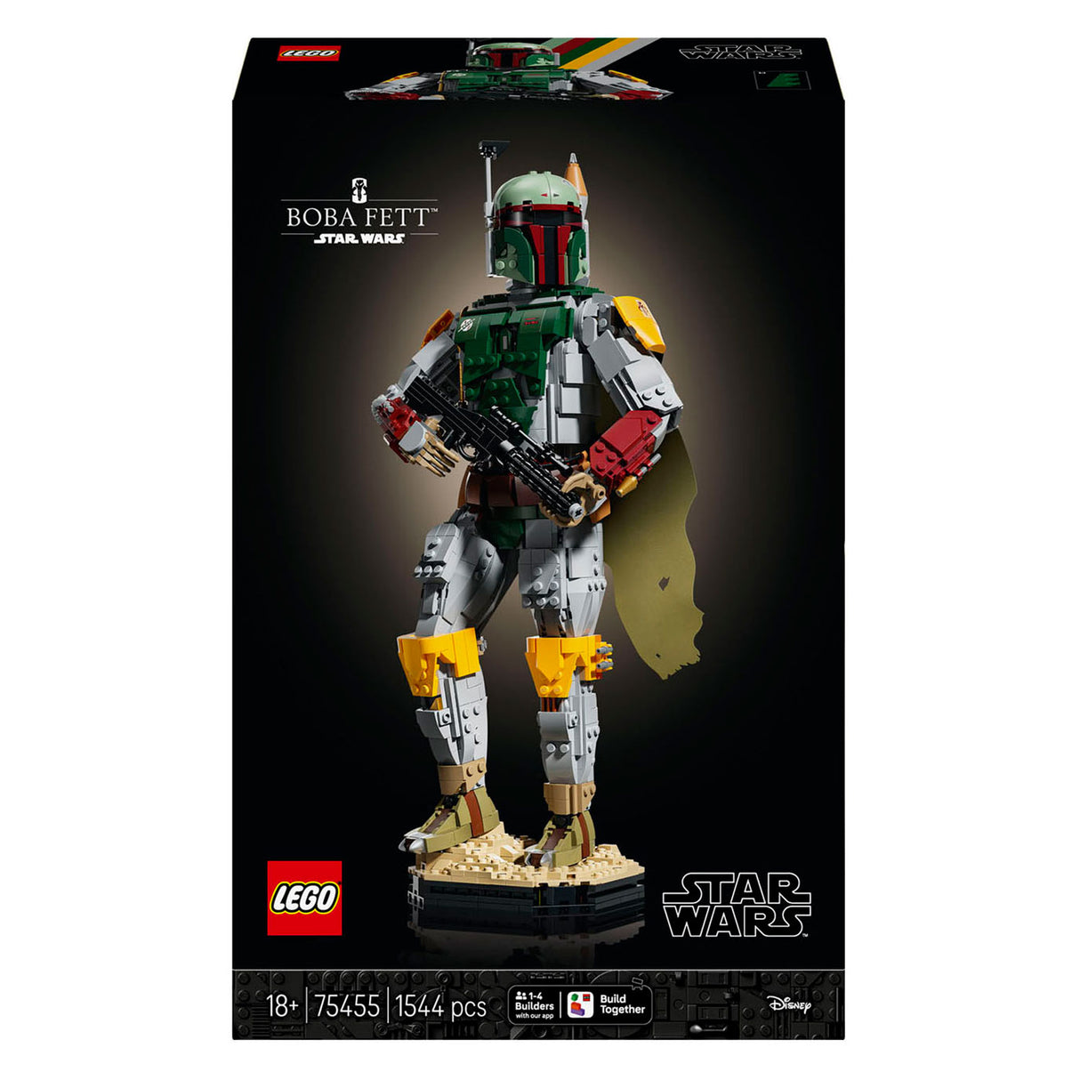 Lego star wars boba fett bouwpakket voor volwassenen en decoratie 75455