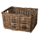 Fastrider zeno rotan fietsmand - bruin - 26l - handgemaakt