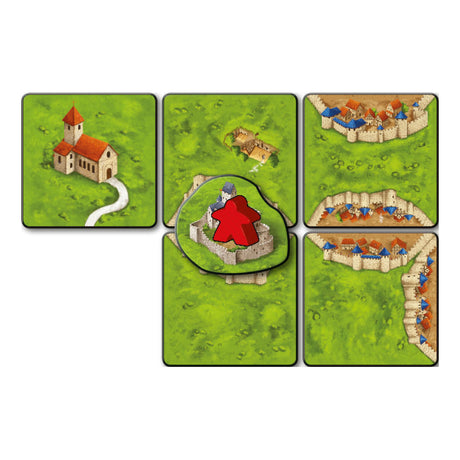 999Games Carcassonne: Bridges, fortresses and Bazaars Expansion of Board game