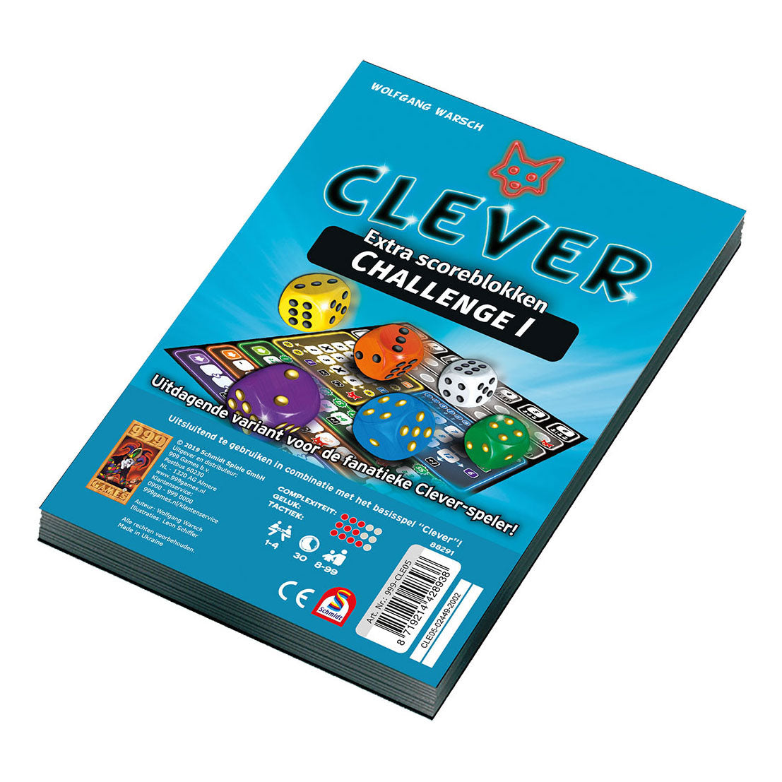 999Games Scoreblokken Clever Challenge