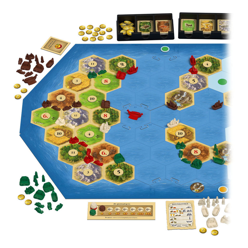 999Games Catan: Expansioun Pirateis Disciverer 5 6 Spiller