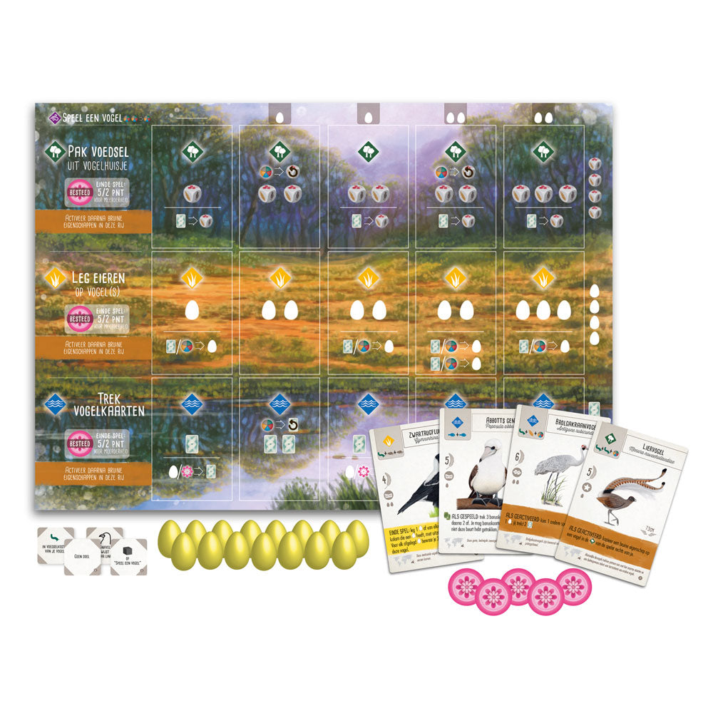 999 Games Wingspan Expansion: Oceanie Bordspel