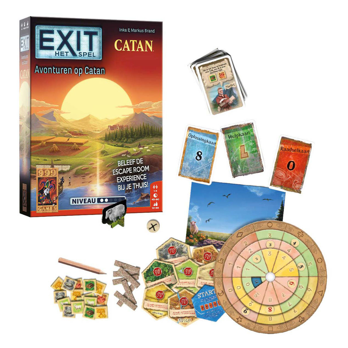 999Games Game Exit Adventures auf Catan | 2 Stk