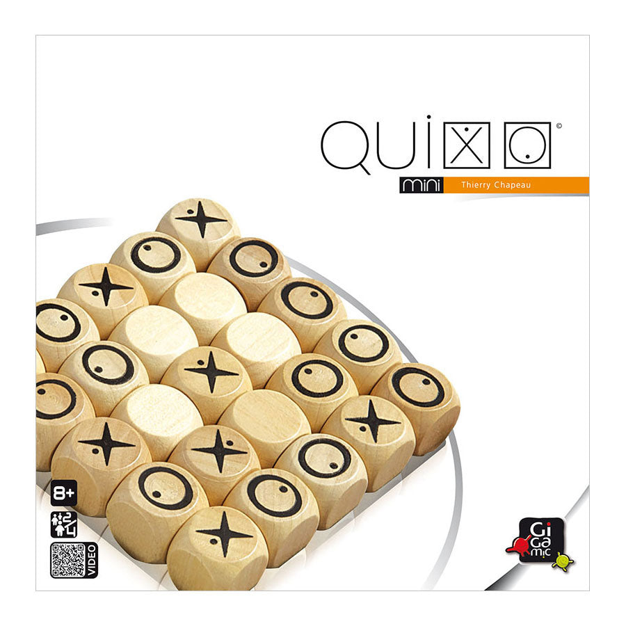 999games gigamic - quixo mini - abstract, tactisch bordspel - 2 spelers - nl gb fr de es it
