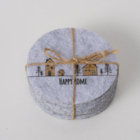 Boltze Home Untersetzer-Set Homewood Filz 6-teilig
