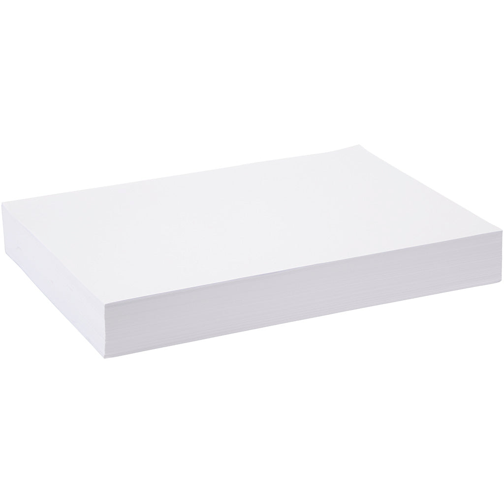 Zeichenpapier der Firma Creativ, A3, Blatt 297 x 420 mm, 80 g, weiß, 500 Blatt 1 Karton