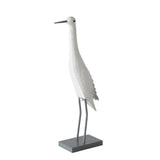 Boltze Home Statue Vogel Weißmetall H55 cm