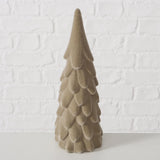 Boltze Home Image Weihnachtsbaum Beige 2er Set Samt