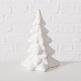 Boltze Home Deco Weihnachtsbaum Cristo Stone H14,5cm weiß