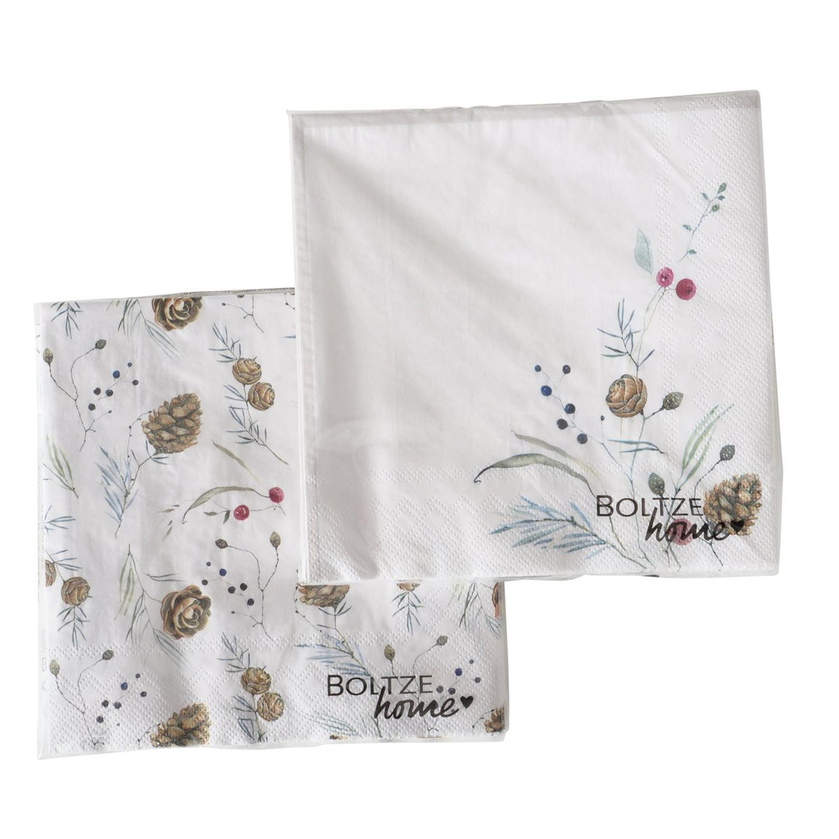 Boltze Home Servietten Tannenzapfen 20 Stk.