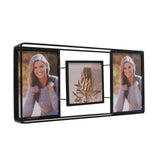 Boltze Home Fotorahmen Collage schwarz H16cm