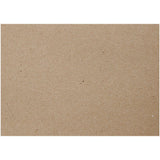 Creativ Company Recyclingpapier, A4, Blatt 210x297 mm, 100 gr, graubraun, 20 Blatt 1 Karton