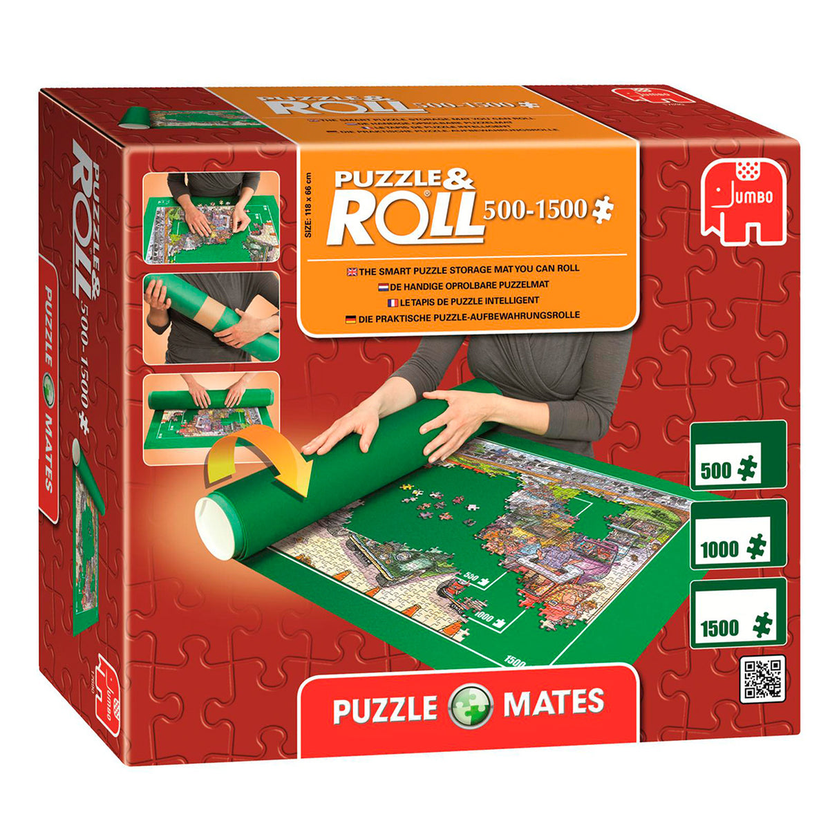 Jumbo Puzzel Mates Puzzel Rolmat 500 - 1500st.