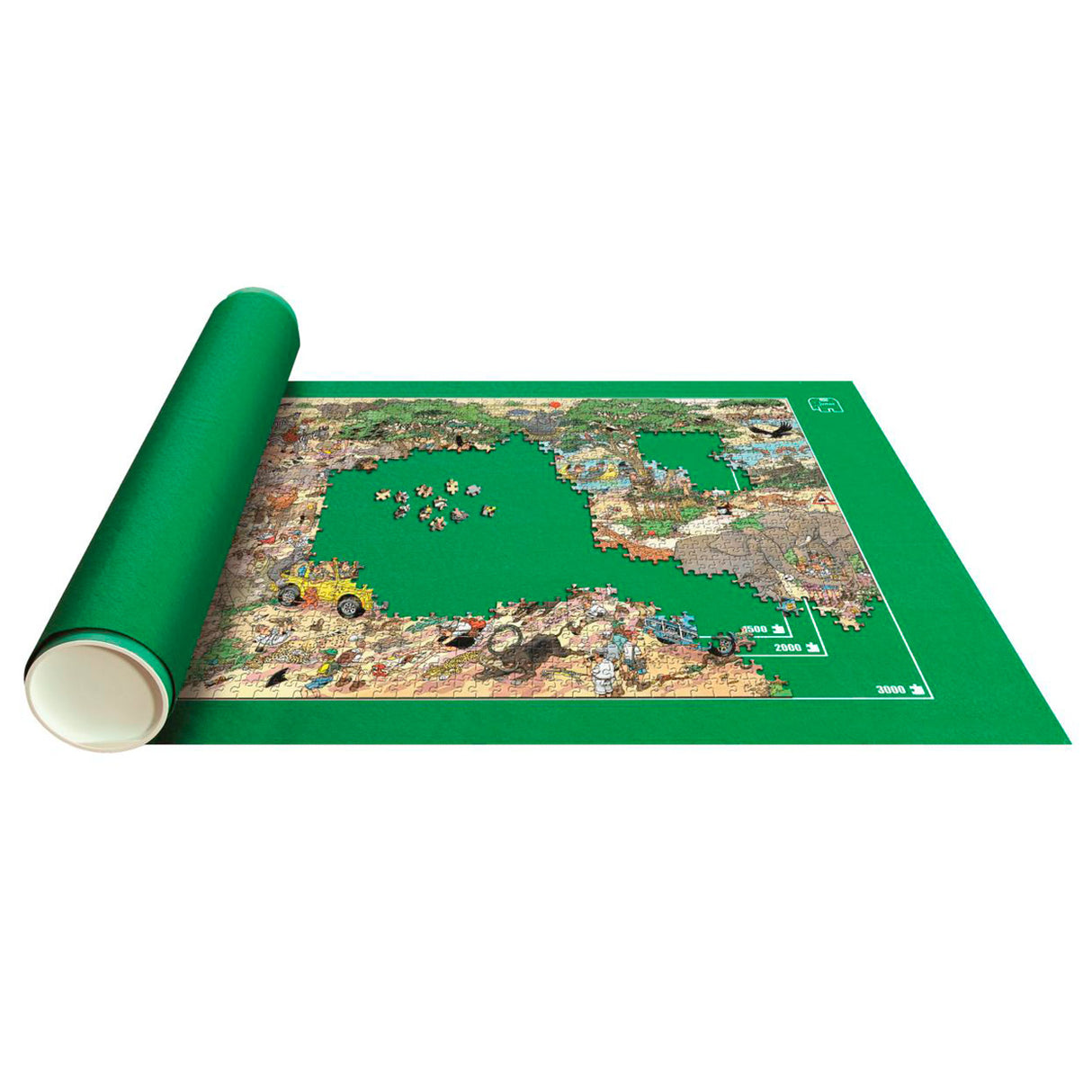 Jumbo -Puzzle -Matten Puzzle Rolmat 1500 - 3000st.