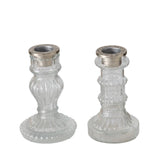 Boltze Home Kerzenständer Glas transparent H11,5cm