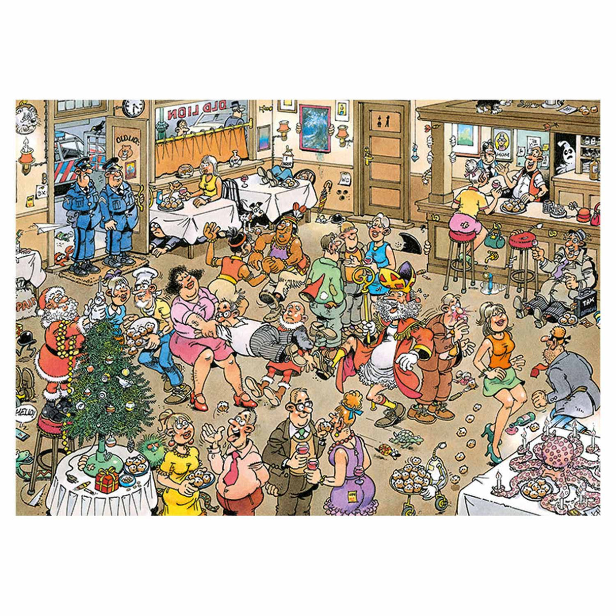 Jumbo Jigsaw Puzzle Weihnachtsgetränke, 500st.