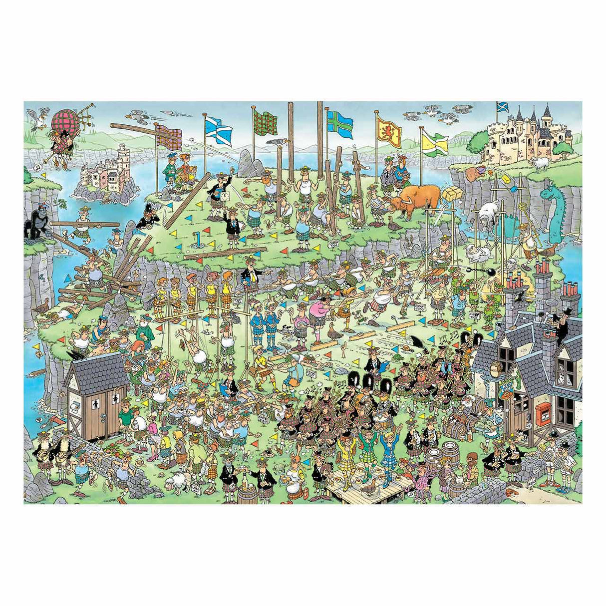 Jan van Haasteren Jigsaw Puzzle Highland Games, 1000st.