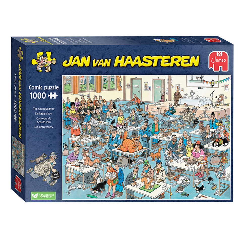 Jan van Haasteren Jigsaw Puzzle Cat Show, 1000st.