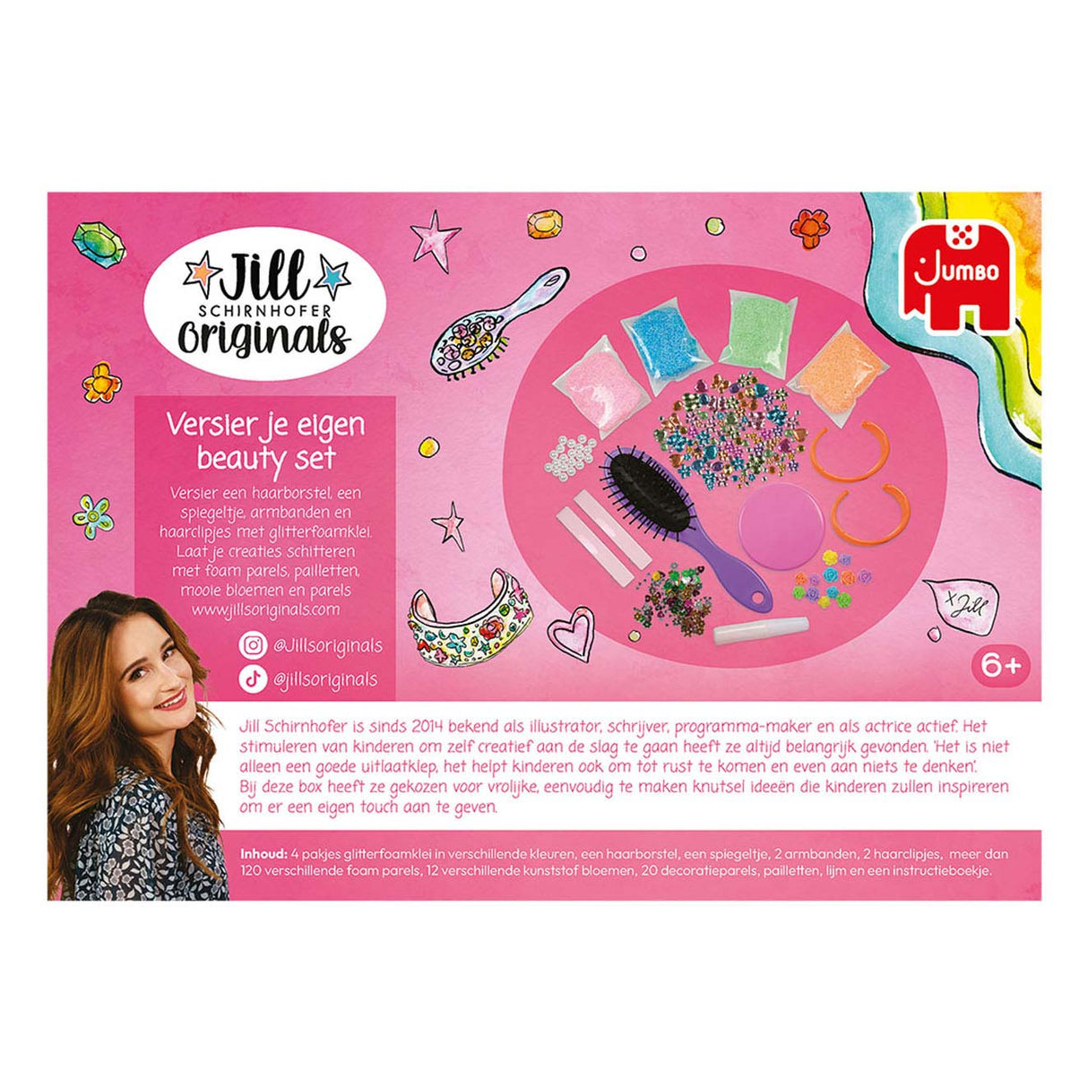 Jumbo Jill mit Foam Clay verzieren
