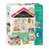 Jumbo routines house educatief houten spel