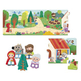 Diset Jumbo Goula Puzzle XXL Rotkäppchen, 30 Teile.