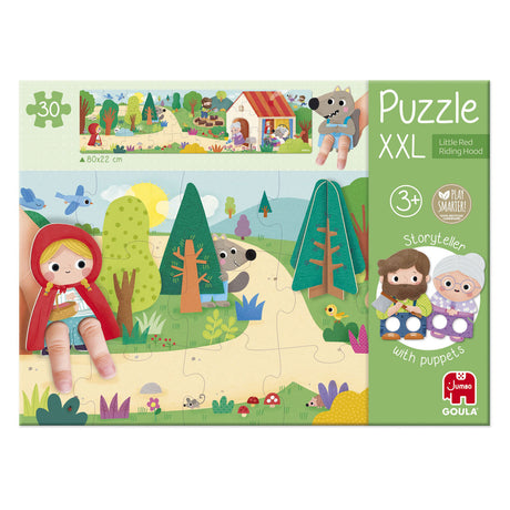Diset Jumbo Goula Puzzle XXL Rotkäppchen, 30 Teile.