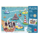 Jumbo goula jigsaw puzzle xxl piraten, 48st.