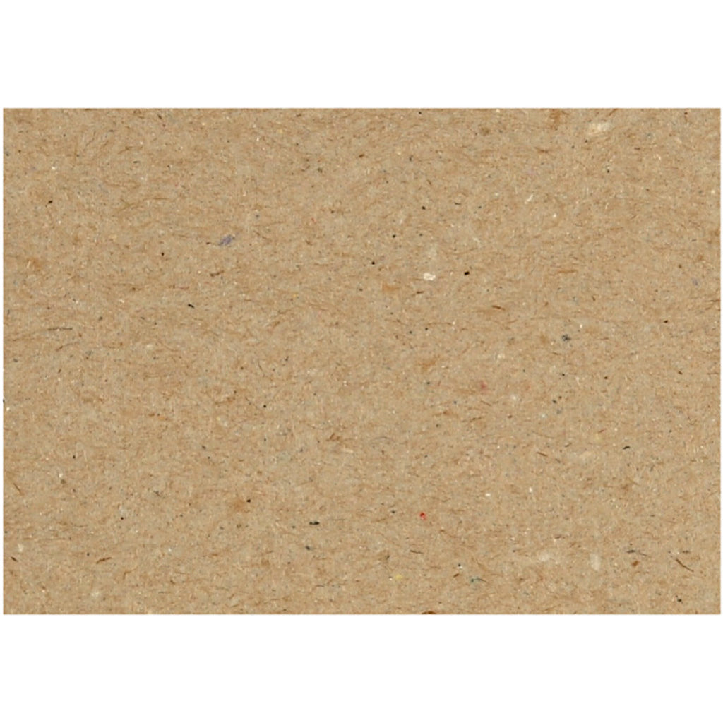 Creativ Company Recyclingkarton, A5, Blatt 148x210 mm, 225 gr, graubraun, 125 Blatt 1 Karton