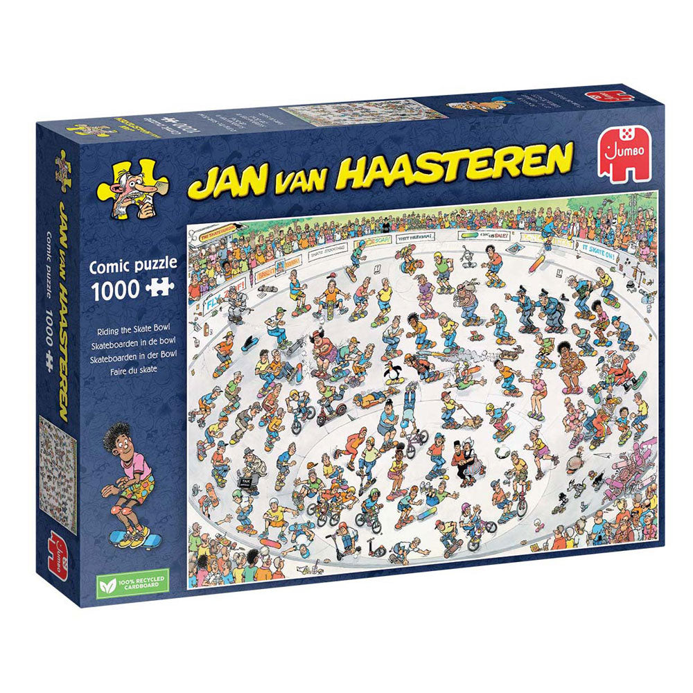 Jan Van Haasteren Pluzzle - Skateboard en el tazón, 1000.