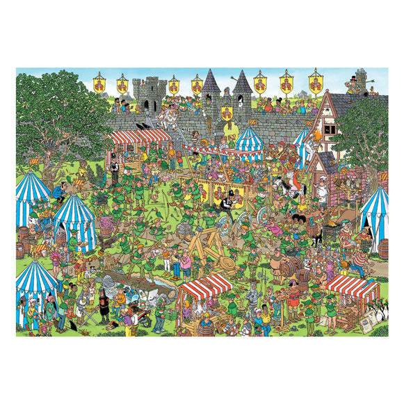 Jumbo jan haasteren legpuzzel - robin hood festival, 1500st.