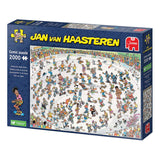 Jan van haasteren legpuzzel - skateboarden in de bowl, 2000st.