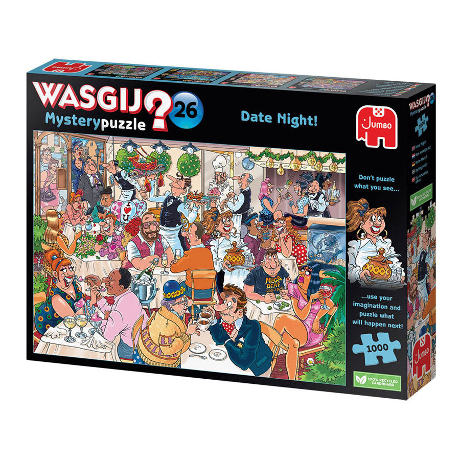 Jumbo wasgij mystery 26 legpuzzel - date night!, 1000st.