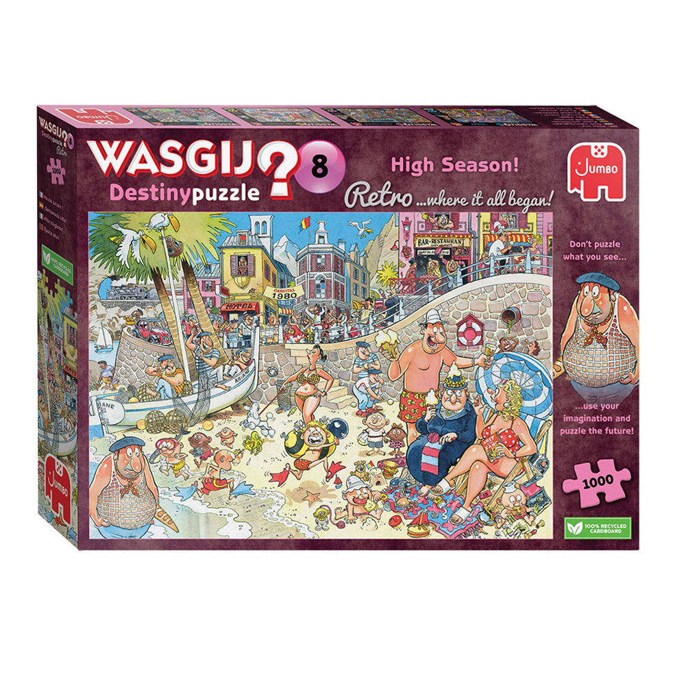 Jumbo Washij Retro Destiny 8 Jigsaw Puzzle - Haute saison!, 1000st.