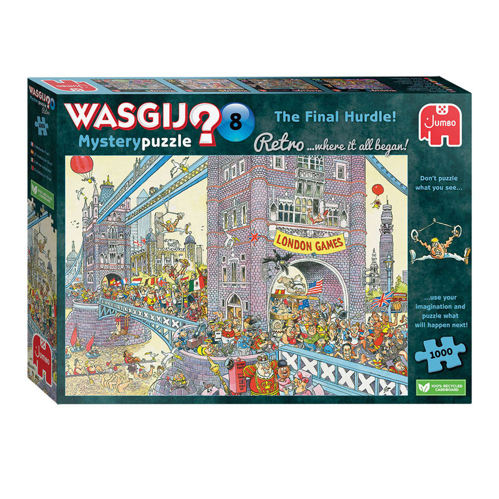 Jumbo Washij Retro Mystery 8 JAGAW Puzzle- Déi lescht Hürd !, 1000st.