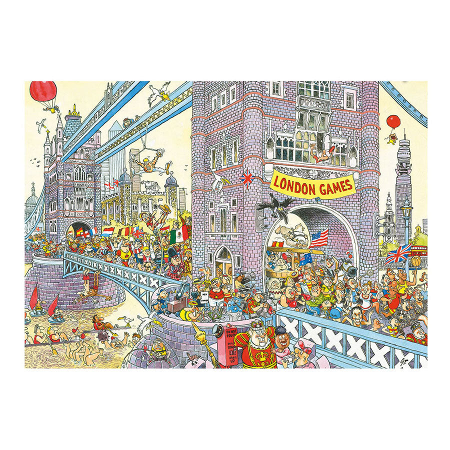 Jumbo Washij Retro Mystery 8 jigsaw puzzle- The last hurdle!, 1000st.