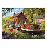 Jumbo-Falken-Puzzle – Landschaftsschlösser, 1000 Teile.